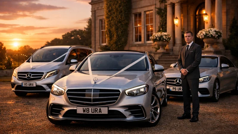 Arrive in Style: Luxury Wedding Car Hire in Lincoln with Aura Journeys