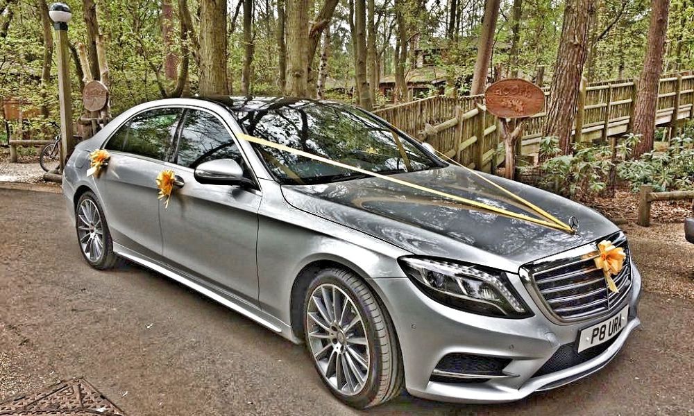 Mercedes Benz S Class Wedding Car - Center Parcs Sherwood Forest