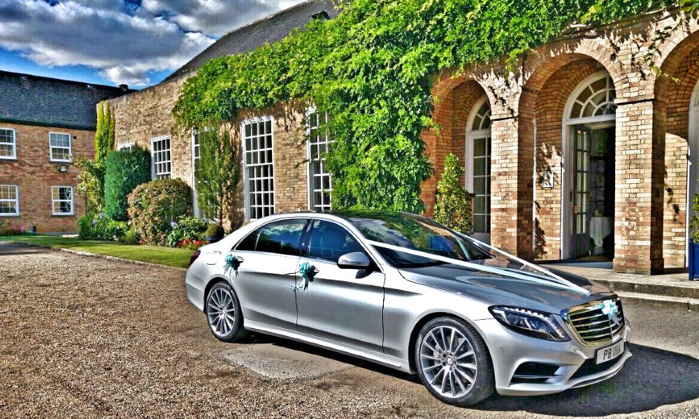 Mercedes Benz S Class Wedding Car Hire - Hemswell Court in Lincolnshire