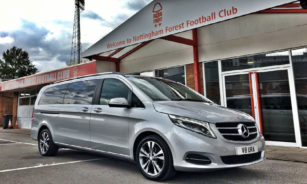 Nottingham Chauffeur Service to Nottingham Forest Football Club